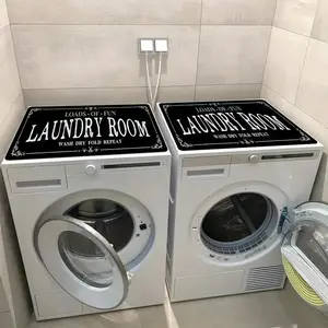 1pc Dish Drying Pad, Washing Machine Dust Cover Durable Decorative Mat, Soft Faucet Absorbent Mat, Reusable Washstand Drain Mat, Kitchen & Bathroom Accessories