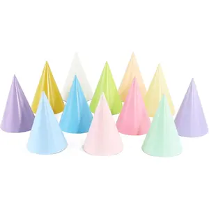 ZHOUYIN 24 PCS Pre-Assembled Party Hats for Adults, Party Supply for Party Decorations Birthday Party Headwear for Women Men