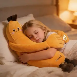 Child Soothing Pillow Soft Cotton Hugging Sleep Aid Cushion for boys and girls with Remote Control Three Adjustable Modes Comfort Patting Plush Toy Snuggle  Soothing Stuffed Doll