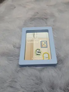 Mini Instant Film Polaroid Photo Album Book For 3 Inch Fujifilm Instax Mini 12 11 9 99 8 7+ 40 EVO Camera Film, HP Sprocket, K-pop Photocards (Sky Blue, 1 Pack)