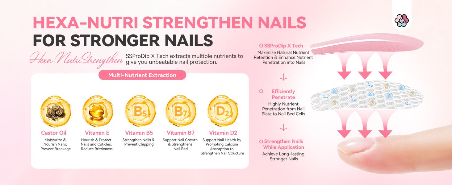 SAVILAND Dip Powder Nail Kit with Drill: 6 Color French Nail Art Perfect Beginners Set Features Pink Nude Glitter Clear Powder DIY Home Manicures