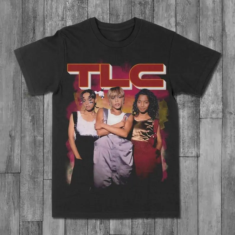 Vintage 90s TLC Group Graphic T-Shirt, TLC What About Your Friends Tee TLC Girl Group 90s Inspired tshirt, T-Boz Left Eye Chili R&B Group