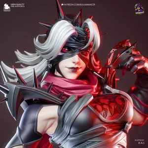 Hand painted or unpainted malice | extreme high resolution 3d printed figure