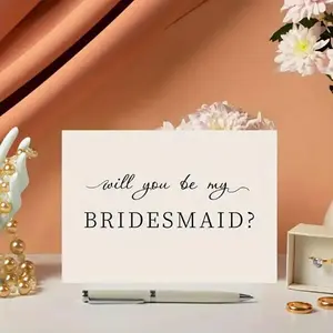 Bridesmaid Proposal Card, Will You Be My Bridesmaid Card, Bridesmaid Proposal, Small Business Supplies, Thank You Cards, Engagement Card, Birthday Gift