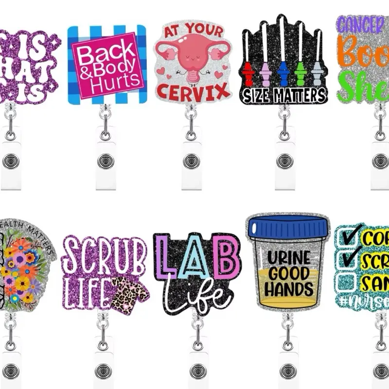 Retractable Badge Reel - LIVE CLAIM
