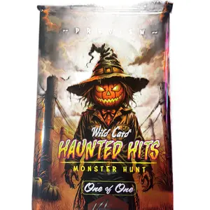 Wild Card Haunted Hits Mammoth Edition One of One Monster Hunt 2025 Collectible Football Card Preview Packs!