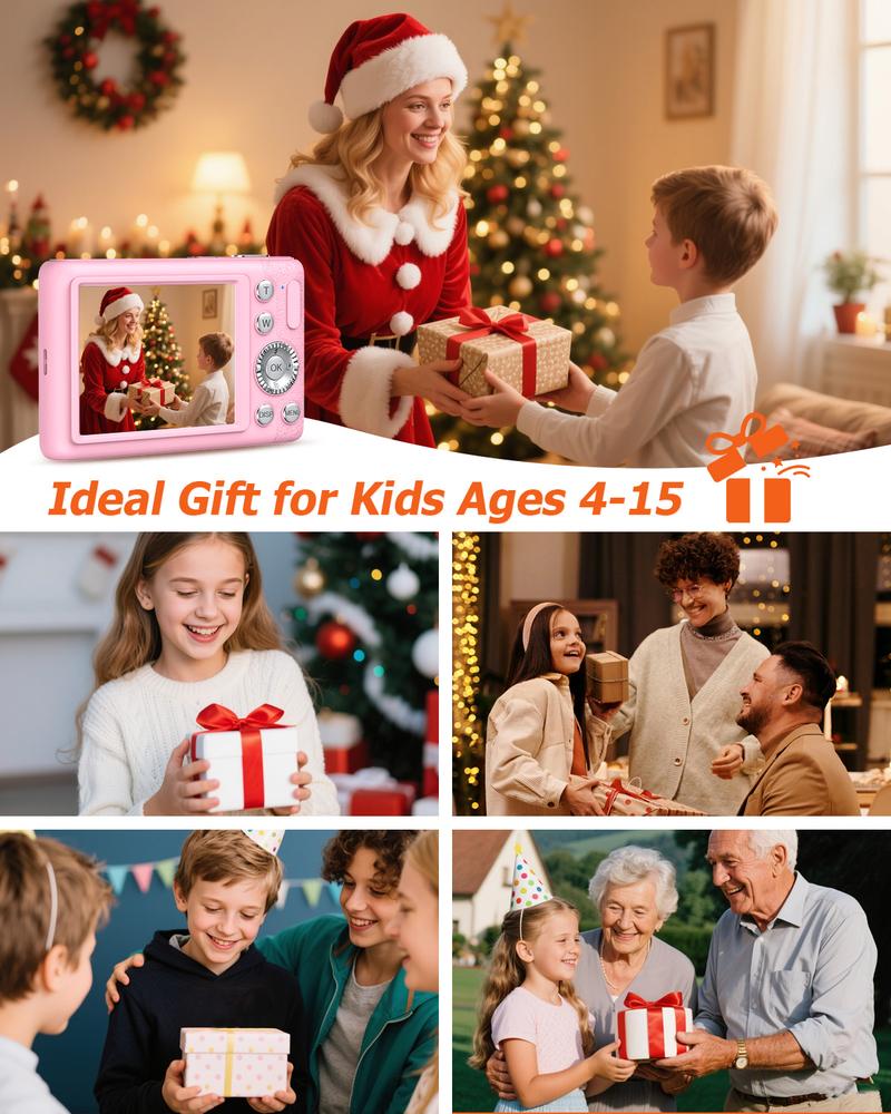 4K Digital Camera for Photography, Auto-Focus 64MP Vlogging Camera for Beginner with 2.4 inch 180° Flip Screen, 18X Digital Zoom Point and Shoot Camera with 32GB Micro SD Card, Perfect Gifts for Halloween and Thanksgiving 4K Digital Camera for Photography, Auto-Focus 64MP Vlogging Camera for Beginner with 2.4 inch 180° Flip Screen, 18X Digital Zoom Point and Shoot Camera with 32GB Micro SD Card, Perfect Gifts for Halloween and Thanksgiving