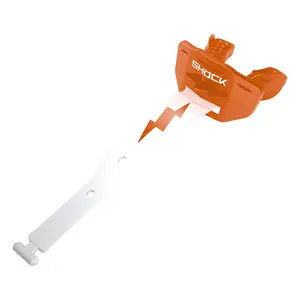 Shock Doctor Thunder Bolt Lip Guard No-Boil Instant Fit High-Flow Breathing Channel Heavy-Duty Tether for Football Helmets
