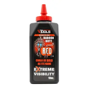 Baboon Butt Red Extreme Visibility Marking Chalk – 10oz