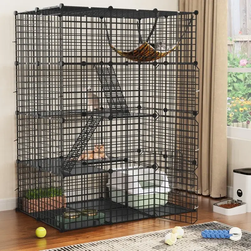 Indoor/Outdoor Cat Cage Safe and Comfortable Archie & Oscar™