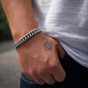 Stainless Steel Cuban Link Bracelet