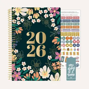 Bloom 2026 Soft Cover Planner 5.5 x 8.25 Blooming Wildly Year-Round Planning with Habit Tracking & Life Coaching Pages