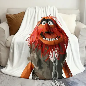 Skin-friendly sofa bed blankets Animal muppet portrait painting version 22 Fashionable Quilts Soft and comfortable bed liner travel blanket birthday gift