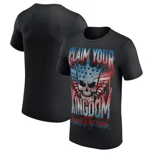 Men's Black Cody Rhodes Claim Your Kingdom T-Shirt Cotton Menswear