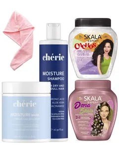 Cherie and Skala - Nourish & Repair Ritual – For Damaged or Dry Hair 2A - 3B