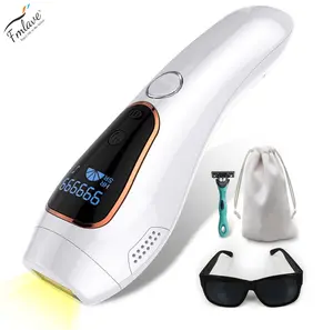 fmlave Mother's Day IPL Hair Removal Device, Lasting Hair Regrowth Reduction for Women & Men, 999,999 Flashes for Whole Body Use, Virtually Painless Alternative to Salon Laser Removal - FDA Cleared