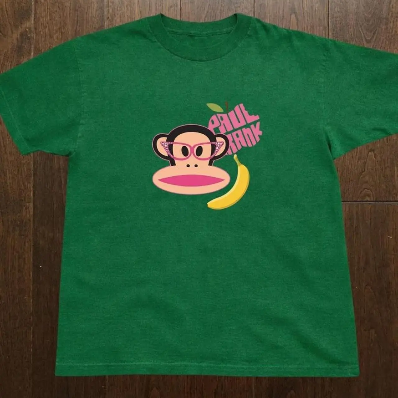 Paul Frank Green Baby Tee Y2k Clothing,Vintage, Streetwear