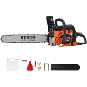 VEVOR Gas Chainsaw 58CC 2-Cycle Gasoline Powered Chainsaw 20 Inch Handheld Cordless Petrol Chain Saws For Forest, Wood, Garden and Farm Cutting UseVEVOR Super Brand Day