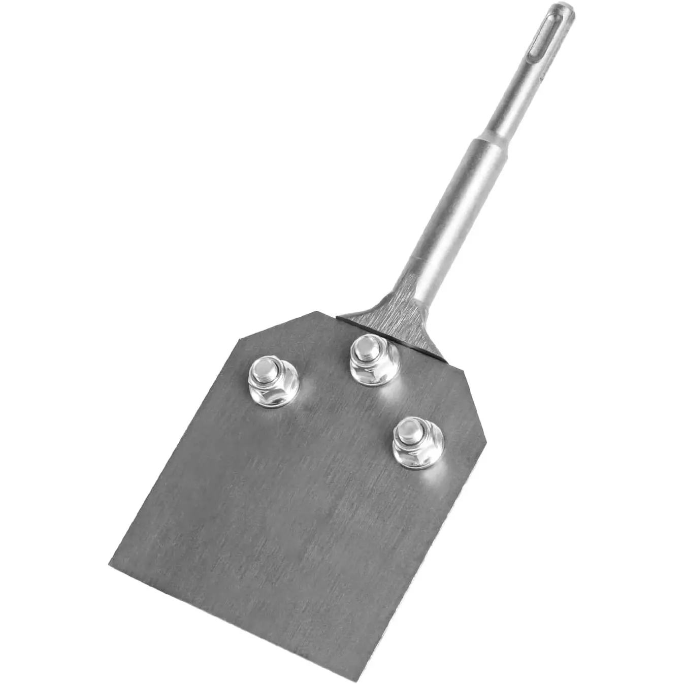 Alloy Steel SDS-Plus Drill Shank Floor Scraper Chisel with Wide Blade - 4in,10in Large Sizes, High-Performance Cutting & Digging, for Tile, Adhesive Removal, Large Size