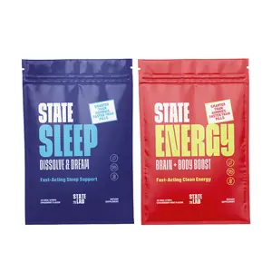 STATE LAB Sleep & Energy Oral Strips Duo - Fast-Acting Day & Night Formulas for Balanced Energy and Rest - Vegan, Gluten-Free, Sugar-Free