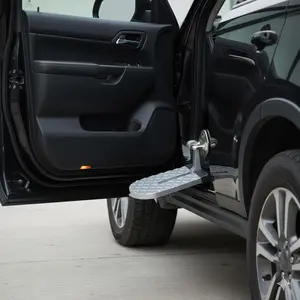 Heavy Duty Alloy Steel Running Boards for Trucks & SUVs, Non-Slip Off-Road Side Steps with Anti-Rust Coating, Universal Fit Nerf Bars for Jeep Pickup Adventure Vehicle Accessories.