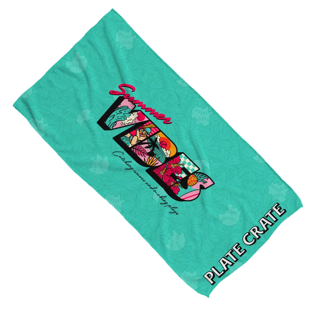 Summer Vibes Beach Towel