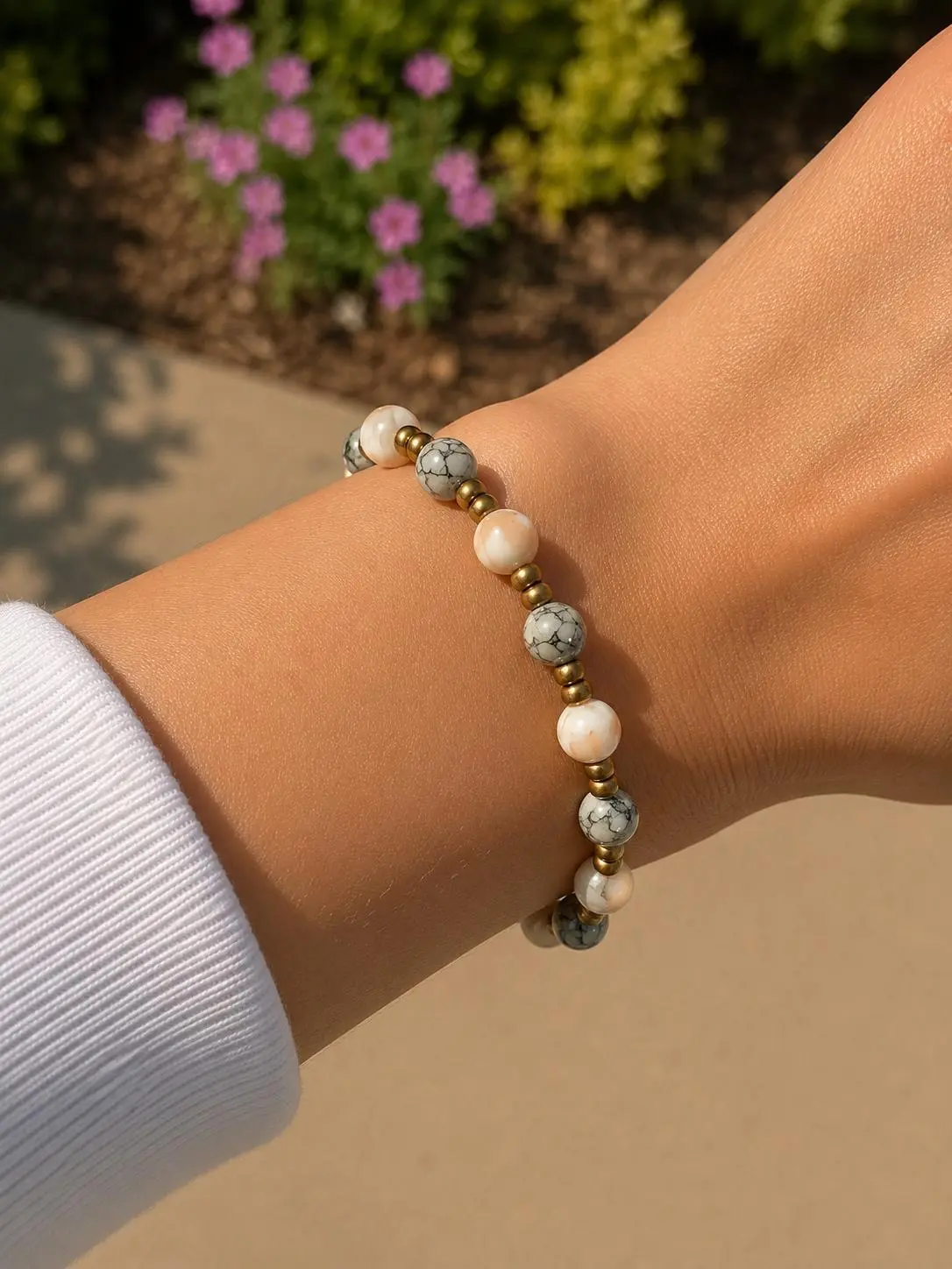 Glass Beaded Bracelets, Fashion Costume Jewelry, Stylish Accessory for Women