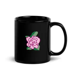 Black Glossy Mug