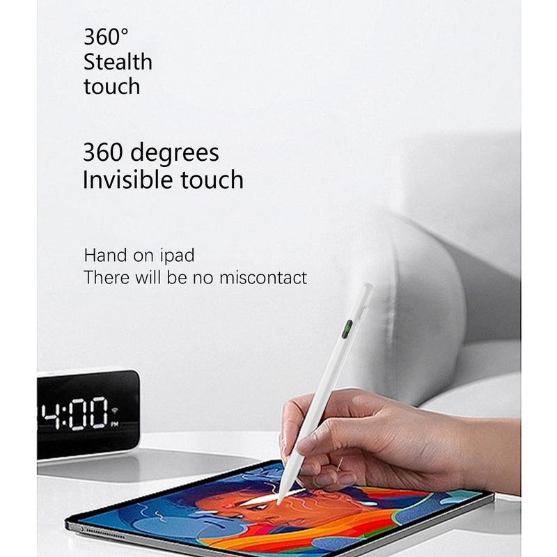 Stylus Pencil for Apple iPad Air 2024 11/13 inch M2, iPad Pro 13/12.9/11-inch, iPad Air Pencil 6/5/4/3th Generation, iPad Pro Pencil 3/4/5/6th Generation, Compatible 2018-2024 with Fast Charge