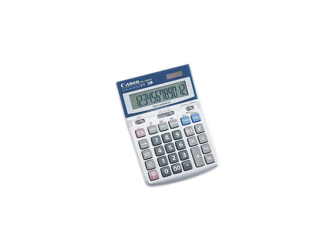 Canon USA 7438A023AA HS1200TS Minidesk Calculator, 12-Digit LCD