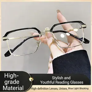 Premium HD Reading Glasses for Men & Women – Anti Fatigue Blue Light Blocking Lenses– Unisex Eyeglasses for Daily Reading