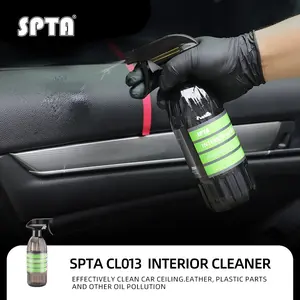 SPTA CL013 Interior Cleaner, Car Detailing Cleaning Effectively Clean Car Ceiling, Leather, Plastic Parts and Other Oil Pollution,Interior Quick Detailer and Protectant for Interiors, Furniture, Apparel, and More,Safe for Cars