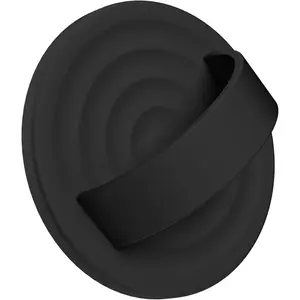Phone Grip Ring, Compatible with MagSafe, Upgraded Liquid  for Secure Comfort, Rotating Finger Loop Ring Grip Holder for  17/16/15/14/13/12 Pro Max Plus, Black