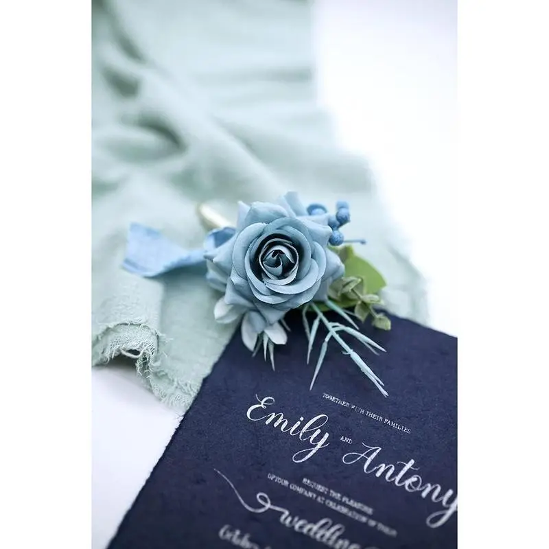 Artificial Rose Wrist Corsage Wristlet and Boutonniere Set for Wedding Bridal Shower Prom Ideal for Bridesmaids Mothers Grandmothers Artificial Rose Wrist Corsage Wristlet and Boutonniere Set for Wedding Bridal Shower Prom Ideal for Bridesmaids Mothers Grandmothers