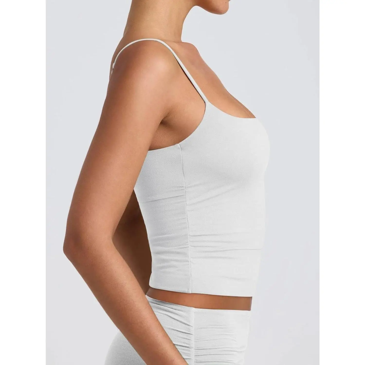 Women's Basic Double Lined Scoop Neck Adjustable Cami Tank Tops - Summer Sleeveless Casual Tops Comfortable Breathable Lightweight Fabric Perfect for Daily Wear Layering Under Blazers Fashion Essential Clothing Women's Basic Double Lined Scoop Neck Adjustable Cami Tank Tops - Summer Sleeveless Casual Tops Comfortable Breathable Lightweight Fabric Perfect for Daily Wear Layering Under Blazers Fashion Essential Clothing