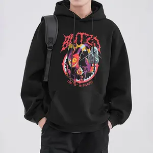 Hazbin Hotel Unisex anime Sweatshirt Hoodie Anime Graphic Lover T-shirt Hoody Adult Hooded Clothes With Drawstring Gift For Anime Fan Graphic Tees Top Streetwear Summer Tee Stylish Casual Outfit