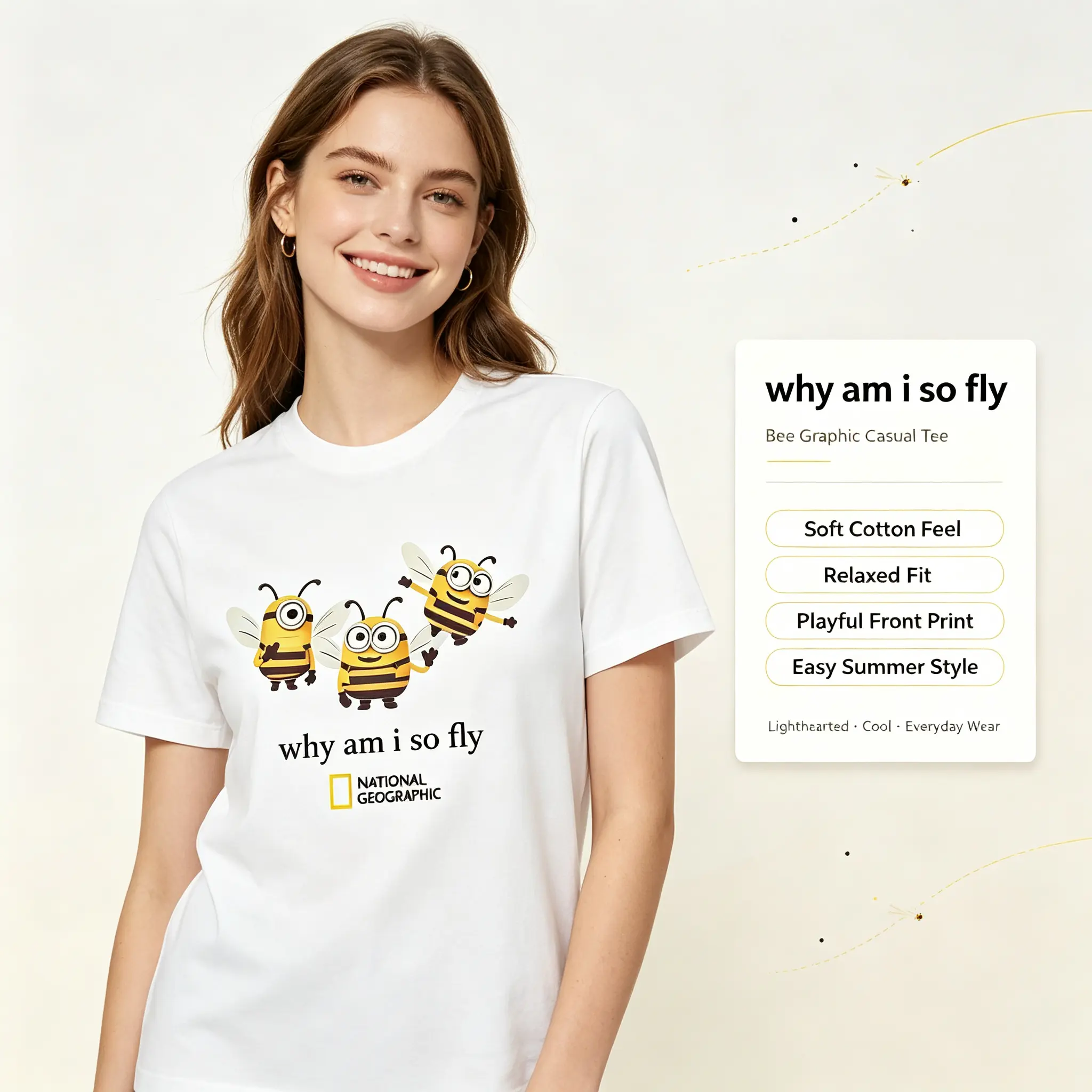 Women's Unisex Oversized Crew Neck Graphic T-Shirt - Meme Shirts Funny, Minion Character Print, Cold Wash, Do Not Bleach Colorful Cartoon Graphics, Fun Novelty Gag Gift Streetwear for Fans, Casual, Minion Character Print Short-Sleeve Tee