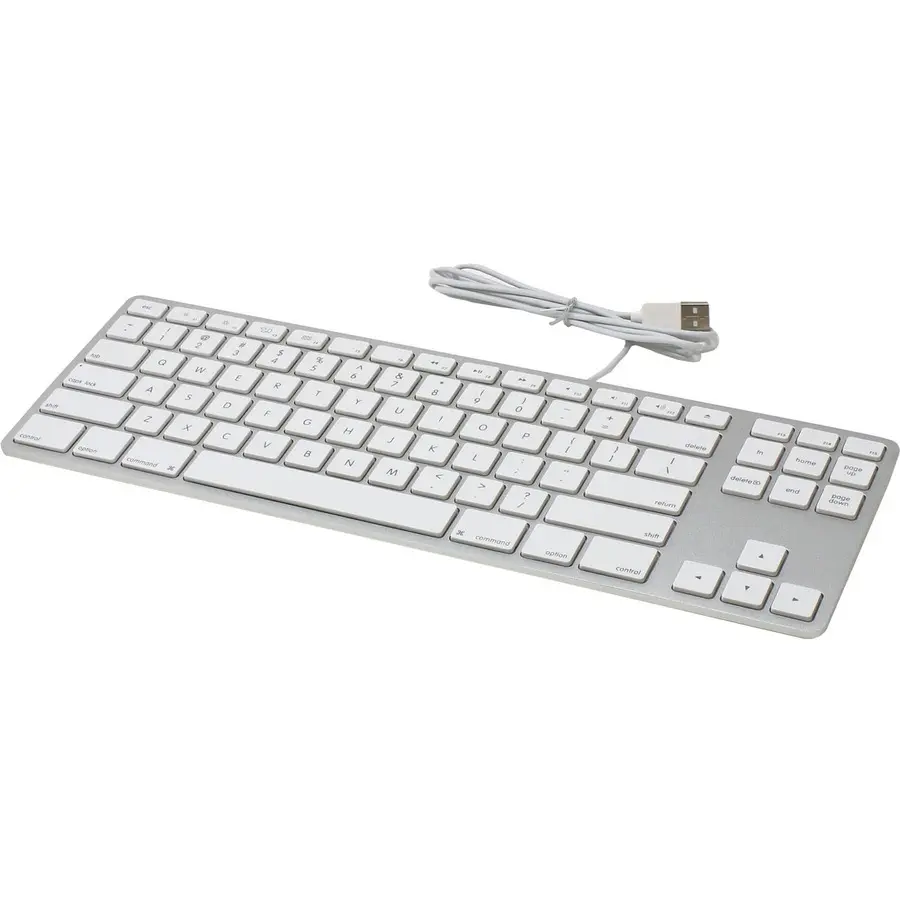 Matias Wired Aluminum Tenkeyless Keyboard for Mac Silver