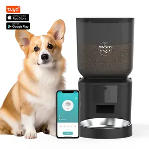 TQT (former Anchor) Automatic Pet Food Dispenser 2.4GHz WiFi, Personalized Meal Call, Food-Grade Stainless Steel Bowl, Timed Feedings, Smart Notifications