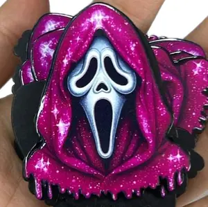 Pink Ghostface Scream Car Vent Clip Air Freshener with Scent Tab for Car Vent Accessories Car Air Vent Clip Cool Decor