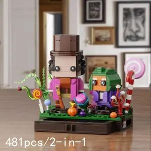 Movie Character Building Block Model, 481pcs/set 2-in-1 Building Block Set, Birthday Gift Toy Model Ornaments, Creative Building Blocks