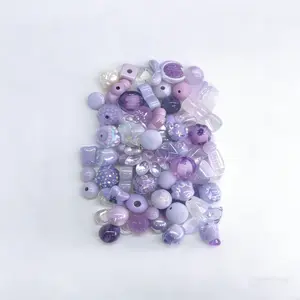 Acrylic Beads Set, Healing Gentle Style DIY Accessories, Sparkling Rhinestones, Girl Handmade Craft Supplies, Fashion Jewelry Making