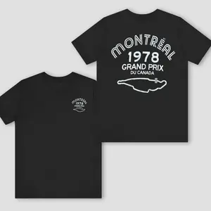 [New] Montreal Grand Prix 2026 TShirt, Vintage 1978 Canada Circuit Graphic Print, Soft Cotton Fabric, Unisex Fit for Racing Fans, Perfect Gift for Motorsport Lovers