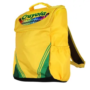 Crayola Crayon Backpack Box Design 16" Book Bag With Adjustable Straps Side Pockets Crayola Crayon Backpack Box Design 16" Book Bag With Adjustable Straps Side Pockets