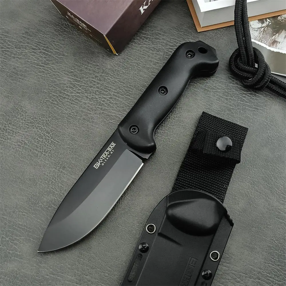 High-Quality Fixed-Blade Knife for Hiking | Outdoor Camping Knife | 8Cr13Mov Blade | Nylon Fiber Handle | Everyday Carry Camping Knife | Outdoor Fishing and Hiking Tool | Camping Supplies | Designed Blades | Outdoor Knives