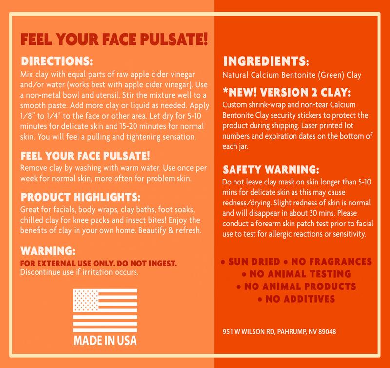 The Original Aztec Secret Indian Healing Clay - Version 2 2 lbs Deep Pore Cleansing Mask for Unmatched Skin Detoxification & Customization