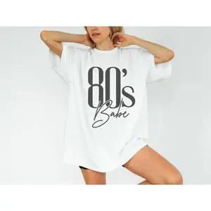 Vintage 80's tshirt, 80's babe T-shirt, Retro 80s Girl Shirt, 80s Theme Party Shirts, Born In The 80s Shirt, Nostalgic shirt