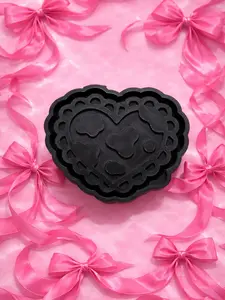Cow Print Heart Freshie Mold
