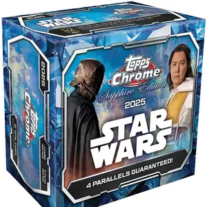 2025 Topps Chrome Sapphire Star Wars Trading Card Hobby Box