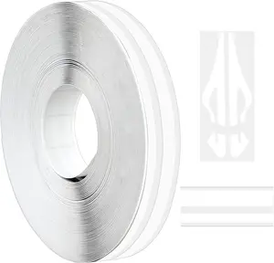 Pinstriping Tape Auto  Pinstripe Tape PVC  Decal Sticker Glossy DIY Stickers for Musical Instrument  Auto  (White)